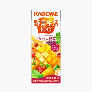Nước ép rau củ quả nguyên chất Kagome Mango Salad 200ml - Hachi Hachi Japan Shop