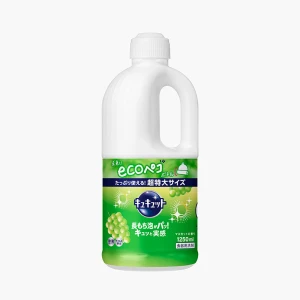 Nước rửa chén Kyukyuto Kao chống khuẩn tạo bọt hương nho 1.25L