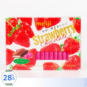 Socola dâu tây Meiji Nhật Bản 120.9g (4.65g x 26 cái) - Hachi Hachi Japan Shop