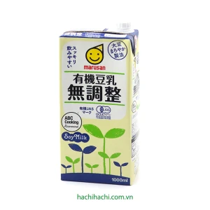 Sữa đậu nành hữu cơ Marusan không đường 1L - Hachi Hachi Japan Shop