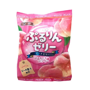 Thạch rau câu vị đào Fujisyo 154g (22g x 7 cái) chứa nước ép đào - Hachi Hachi Japan Shop