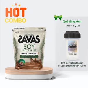 TPBS: Bột Protein thực vật Nhật Bản Meiji vị Cacao 900g