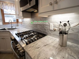 Bàn Bếp Đá River White