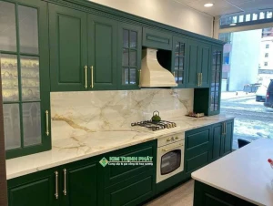 Bàn Bếp Đá Trắng MACCHIA Lamar