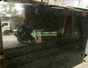 Giá Đá Kim Sa Trung Ốp Cầu Thang, Bàn Bếp, Mặt Tiền, Mẫu Đá Đen Đen Kim Sa Tại TPHCM, Hà Nội