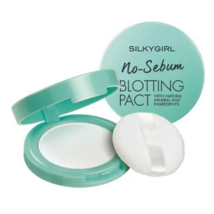 PHẤN PHỦ KHOÁNG KIỀM DẦU DẠNG NÉN SILKYGIRL NO – SEBUM BLOTTING PACT NATURAL