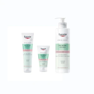 Gel Rửa Mặt Eucerin Cho Da Mụn Pro Acne Solution 3X Treatment Gel To Foam Cleanser 75ml