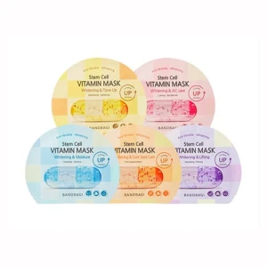 Mặt Nạ Banobagi Stem Cell Vitamin Mask - White & Aqua Hydrating Water Bomb - Skin Barrier