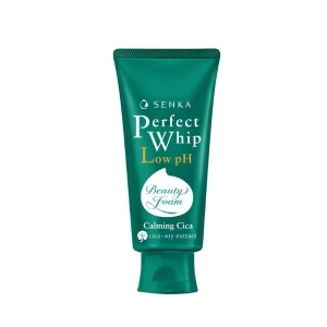 Sữa Rửa Mặt Senka Perfect Whip Low pH Calming Cica Cho Da Nhạy Cảm 100g