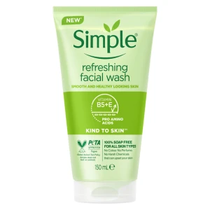 Sữa Rửa Mặt Simple Kind To Skin Refreshing Facial Wash Gel 150ml (Mã Mới)