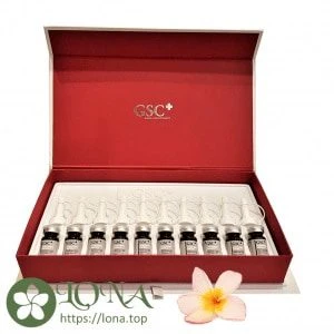 Bộ nguyên hộp 10 tế bào gốc trị thâm GSC GV WHITENING AMPOULE