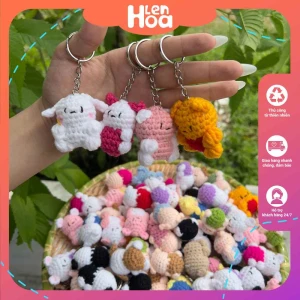 Bật mí móc khoá len nhỏ chỉ từ 1k mừng sinh nhật Hoa Len