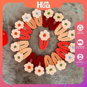 Kẹp Tóc Bằng Len Handmade