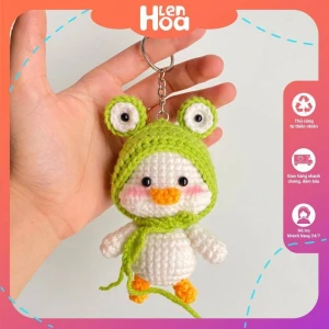 Móc Khoá Len Cute Hình Con Vịt