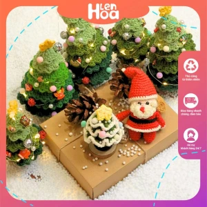 Ông già noel bằng len móc, quà tặng độc đáo năm nay