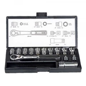 Bộ đầu tuýp và cần siết xuyên tâm MAKITA - B-65595