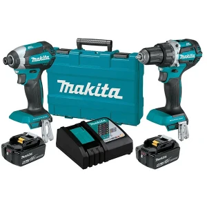 Bộ sản phẩm MAKITA - DLX2189T - DDF484 DTD153 BL1850B*2 DC18RC (18V 5.0Ah)