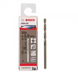 Mũi khoan inox HSS BOSCH - 3.5MM (10 mũi) - 2608585879