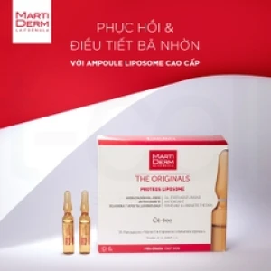 Ampoule chống oxy hoá, phục hồi, điều tiết bã nhờn Martiderm The Originals Proteos Liposome - 30 ống x 2ml