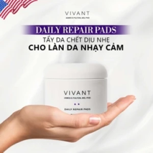 Miếng đệm ẩm Vivant Skincare Daily Repair Pads - 60 miếng