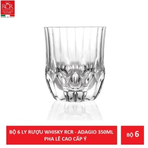 Bộ 6 ly rượu Pha lê Ý RCR Adagio 350ml
