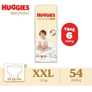 Tã-bỉm quần Huggies Skin Perfect XXL Super Jumbo 48 6 miếng