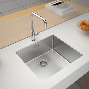 Chậu bếp Inox Hafele Satin R10 HS24-SSN1S-490