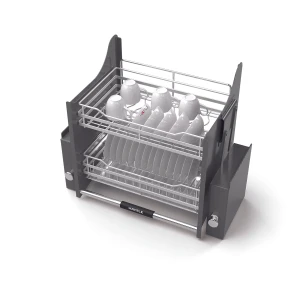 Rổ chén đĩa Hafele với thiết kế lưới dẹt LENTO