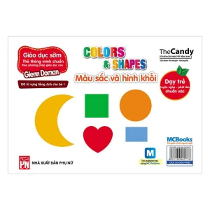 Flashcard Dạy Trẻ Theo Phương Pháp Glenn Doman Màu Sắc Và Hình Khối (Kèm Sử Dụng App)