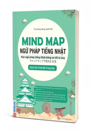 Mind Map Ngữ Pháp Tiếng Nhật Trung Cấp - MCBooks
