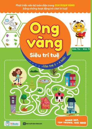 Ong vàng siêu trí tuệ (cho trẻ từ 3 - 6 tuổi) - Quan sát, tập trung, ghi nhớ
