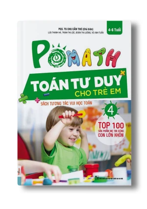 Pomath 4 – Sách toán Tư Duy Cho Trẻ Em Từ 4 – 6 Tuổi