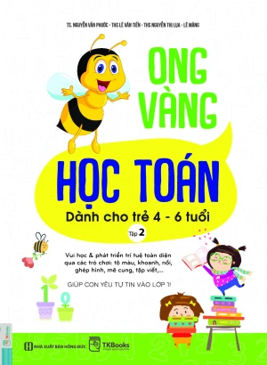 Sách Ong Vàng Học Toán Dành Cho Trẻ 4-6 Tuổi (Tập 1)