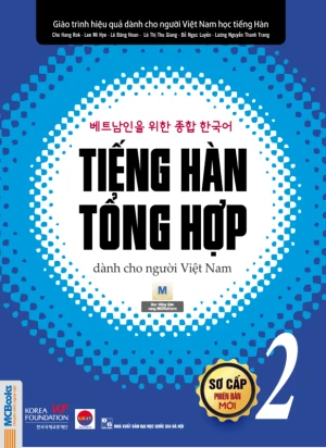 Tiếng Hàn tổng hợp dành cho người Việt Nam Sơ cấp 2 Bản đen trắng