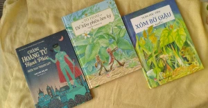 Bộ 3 quyển: Xóm Bờ Giậu Dế Mèn phiêu lưu ký Chàng Hoàng Tử Hạnh Phúc - Ngôi Nhà Thạch Lựu
