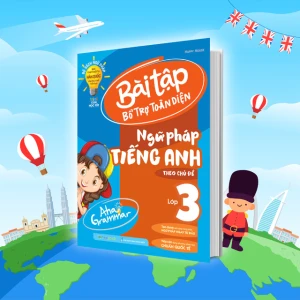 Aha Grammar Bài tập bổ trợ toàn diện ngữ pháp Tiếng Anh lớp 3 theo chủ đề