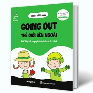 Black & White book - Going out - Thế giới bên ngoài (Sách Tiếng Anh song ngữ dành cho trẻ từ 1 -5 tuổi)