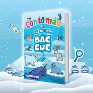 Con Tô Màu - Thám Hiểm Bắc Cực (24 Stickers)