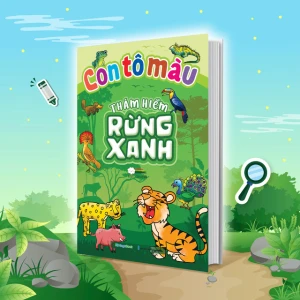 Con Tô Màu - Thám Hiểm Rừng Xanh (24 Stickers)