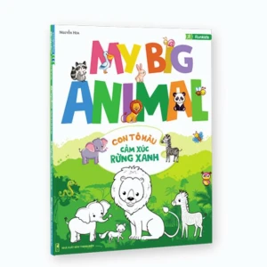 My Big Animal_Con tô màu cảm xúc Rừng Xanh (24 Stickers)