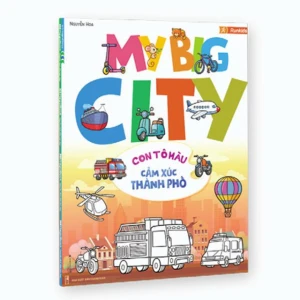 My Big City_Con tô màu cảm xúc Thành Phố (24 Stickers)