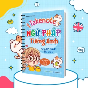 Sổ Tay Takenote Ngữ Pháp Tiếng Anh (Gáy lò xo)