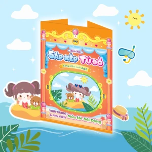 Trò chơi Sắp xếp tủ đồ cùng Mika xinh đẹp: thời trang và phụ kiện Mùa Hè Sôi Động - Sách bóc dán sticker cho bé gái