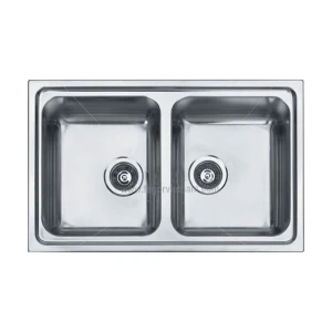 Chậu rửa bát âm bàn bếp FAGOR 2FBE33X2B