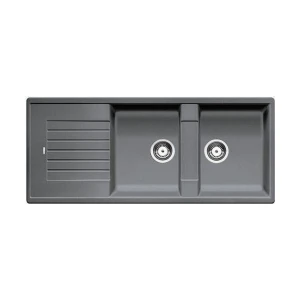 Chậu rửa bát dương bàn bếp BLANCO BLANCOZIA 8S-Alu Metallic 565.76.950