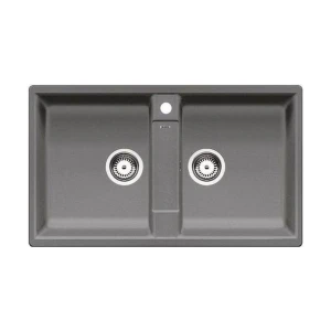 Chậu rửa bát dương bàn bếp BLANCO Blancozia 9-alumetallic 567.68.940