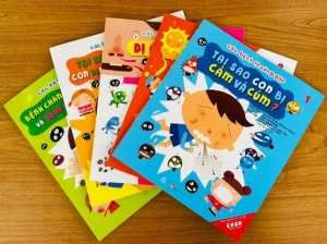 Ehon Các Loại Bệnh Thường Gặp - Bộ 5 Cuốn