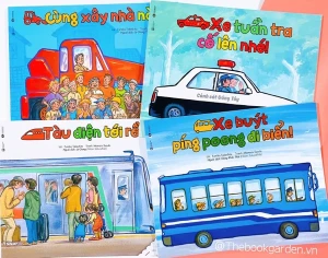 Ehon Phương Tiện Giao Thông - Bộ 4 Cuốn