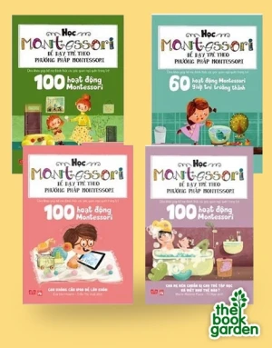 Set Học Montessori để dạy trẻ theo phương pháp Montessori (Bộ 4 cuốn)