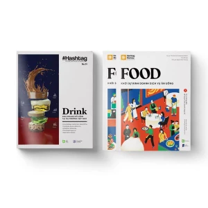 Bộ sách KINH DOANH F&B HOÀN CHỈNH (Hashtag No.1 Drink Hashtag No.4 Food)